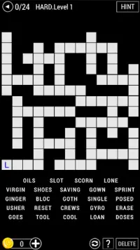 Fill-In Crosswords : Amazing Puzzle Screen Shot 0
