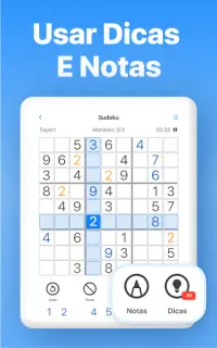 Sudoku - quebra-cabeça cerebral Screen Shot 6