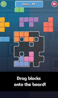 Block Hole puzzle : Tangram Screen Shot 1