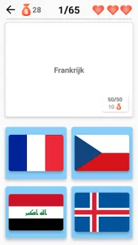 Vlaggen van alle landen van de wereld: Quiz Screen Shot 2
