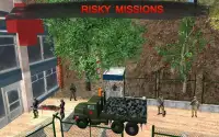 Армия спасательной миссии Военный грузовик 3D: War Screen Shot 8