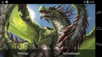 Green Dragon Live Wallpaper Screen Shot 3