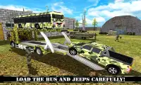 Offroad ejército ejército camión simulador 2017 Screen Shot 1