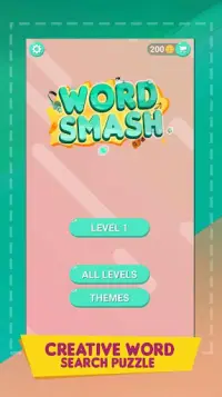 Word Smash - Word Puzzle Stack Screen Shot 0