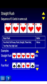 Poker Hands Screen Shot 1