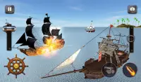 Karibische Meer outlaw Piratenschiff Schlacht 3D Screen Shot 5