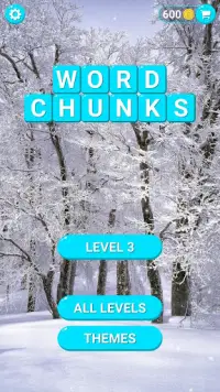 Word Chunks - Free IQ Word Puzzle Games for Adults Screen Shot 0