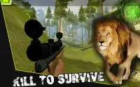 शेर शिकार के मौसम 3 डी Screen Shot 3