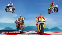 Superhero Bike Games Stunts Screen Shot 3