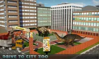 Jungle Dino Truck Transport 3D Screen Shot 4