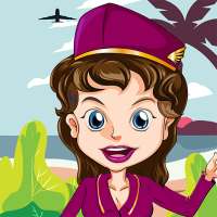 Air hostess dress up game for girls