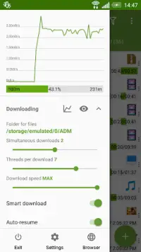 Advanced Download Manager & Torrent downloader Screen Shot 1