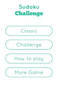 Sudoku Challenge Screen Shot 0
