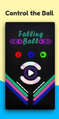 Falling Ball Game Screen Shot 0
