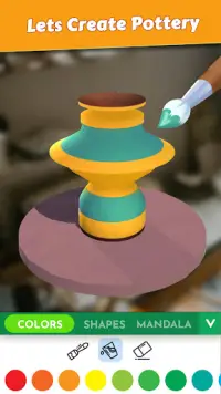 Pottery Vasi Clay Art Games Screen Shot 1