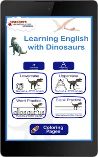 ABC Dinosaurs - Learning English with Dinosaurs Screen Shot 8