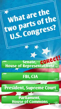 El Examen De Ciudadanía EE. UU Quiz De Preguntas Screen Shot 5