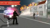 Strażak misji ratowniczej - symulator szczęścia 3d Screen Shot 0