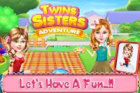बहनों रोमांच जुड़वा खेल Screen Shot 0