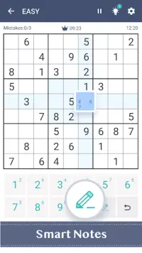 Happy Sudoku - Permainan Teka-teki Sudoku Percuma Screen Shot 2