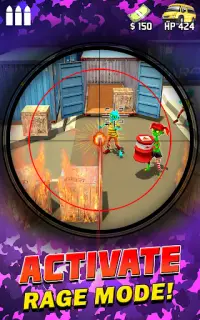 Sniper Vs Thieves 2020 - Zombie Shooting Games Screen Shot 10