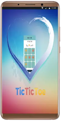 tic tac toe heart Screen Shot 0