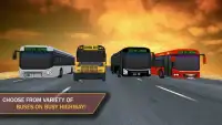 버스 경주 : 스쿨 버스 하이웨이 시뮬레이터 Screen Shot 1
