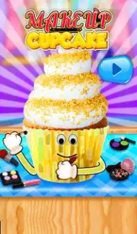 Princesa maquiagem mais cupcake maker: Kids Cake Screen Shot 0