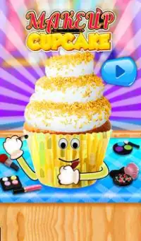 Princess makeup plus cupcake maker: Kids Cake Shop Screen Shot 0