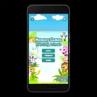 Kids memory games - Animals Screen Shot 0