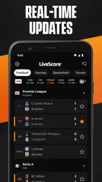 LiveScore: Live Sports Scores Screen Shot 1