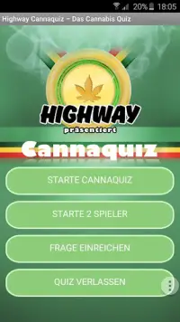 Highway Cannabis Quiz Screen Shot 0
