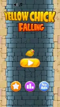 Yellow Chick Falling Screen Shot 3