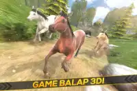 Kuda Liar di Bidang 3D Screen Shot 0