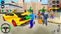 US Taxi Driving Game कार गेम Screen Shot 7