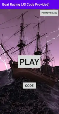 Boat Racing Game (JS code provided) Screen Shot 0