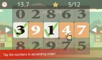 Tap the Numbers (Calculation, Brain training) Screen Shot 0