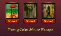 Pretty Color House Escape - Escape Games Mobi 60 Screen Shot 0