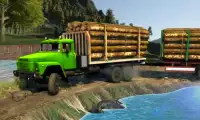 Euro Wood Cargo truck Simulator: Animal Transport Screen Shot 3