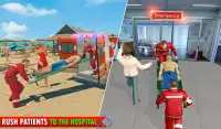 Lifeguard Beach Rescue ER Hospital Emergência Jogo Screen Shot 14