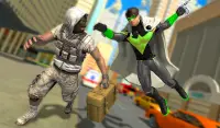 Flying Police Robot Hero - Crime City Rescue Game Screen Shot 2