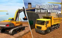 City Heavy Excavator Crane 3D Screen Shot 5