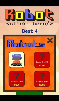 Robot Stick Hero Free Screen Shot 6
