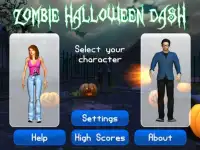 Zombie Halloween Dash Screen Shot 5