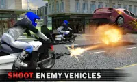 Police Bike Crime Patrol Squad: Gangster Car Chase Screen Shot 1