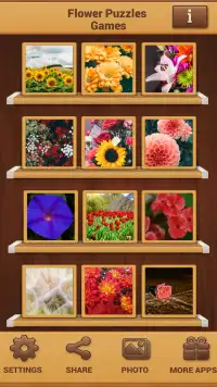 Flower Puzzles Games Screen Shot 4