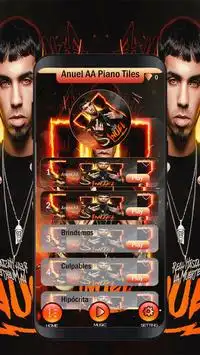 Anuel AA Piano Game Screen Shot 2