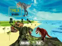 TRex Jurassic Dinosaur Sim 3D Screen Shot 8