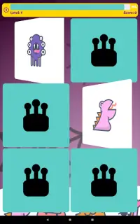 Monsters memory game for kids Screen Shot 14