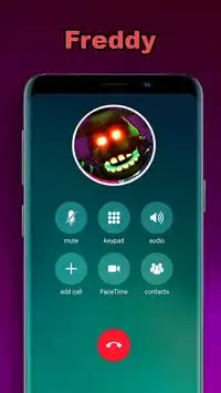 Freddy Horror Fake Call- Simulation 2020 Screen Shot 0